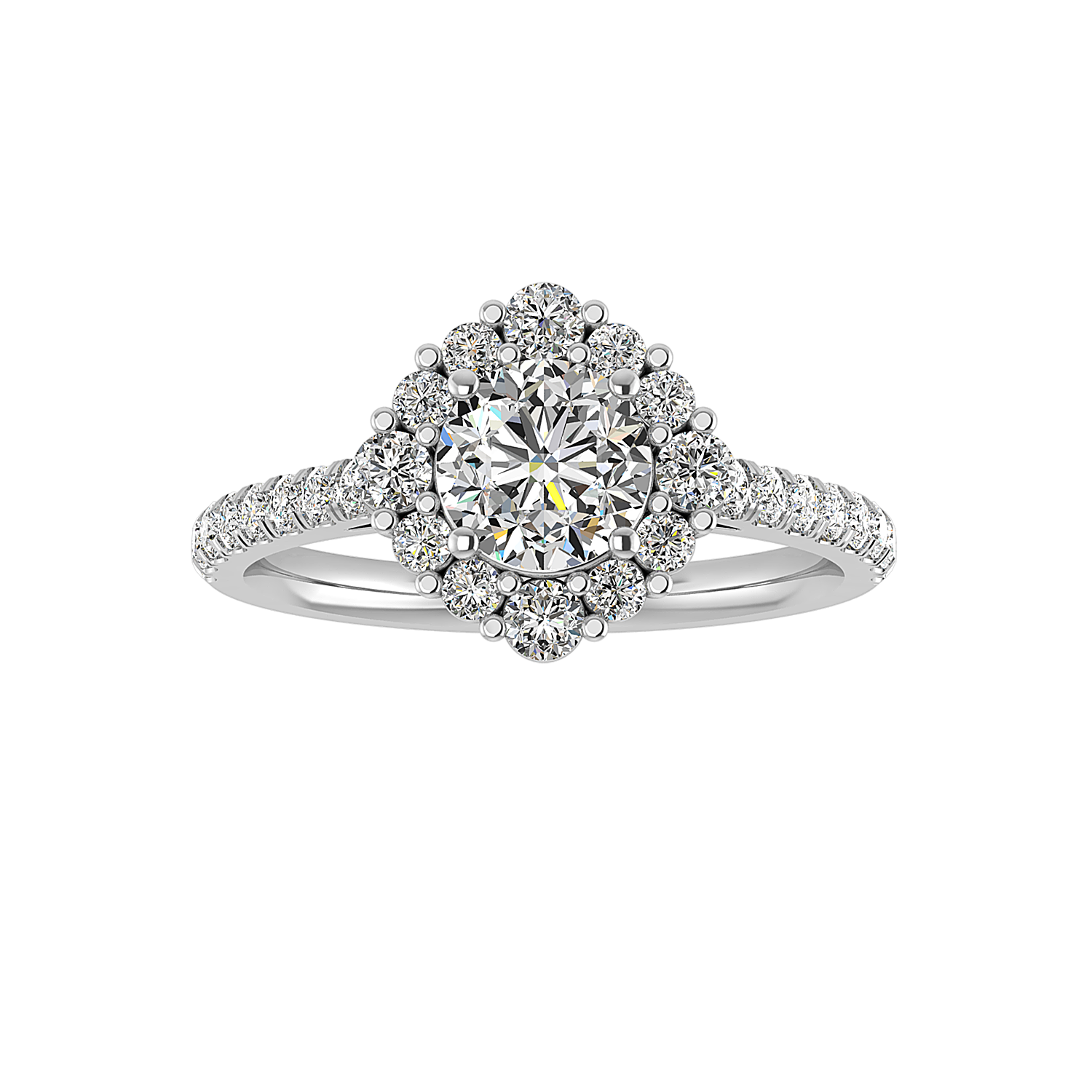 Hayden Halo Engagement Ring